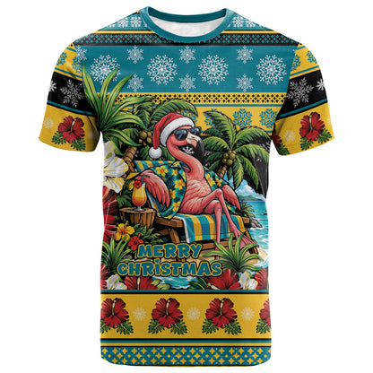 Afro-Bahamian Christmas T shirt This Flamingo Needs A Beach Retreat