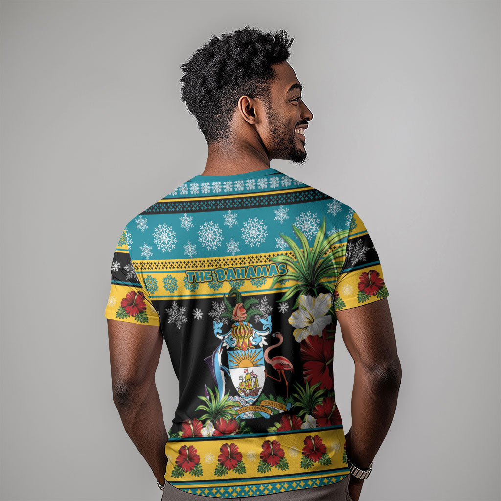 Afro-Bahamian Christmas T shirt This Flamingo Needs A Beach Retreat