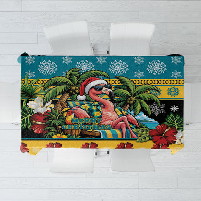Afro-Bahamian Christmas Tablecloth This Flamingo Needs A Beach Retreat