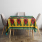 Afro-Bahamian Christmas Tablecloth This Flamingo Needs A Beach Retreat