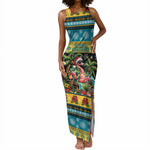 Afro-Bahamian Christmas Tank Maxi Dress This Flamingo Needs A Beach Retreat