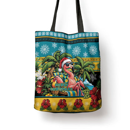 Afro-Bahamian Christmas Tote Bag This Flamingo Needs A Beach Retreat