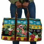 Afro-Bahamian Christmas Travel Bag This Flamingo Needs A Beach Retreat