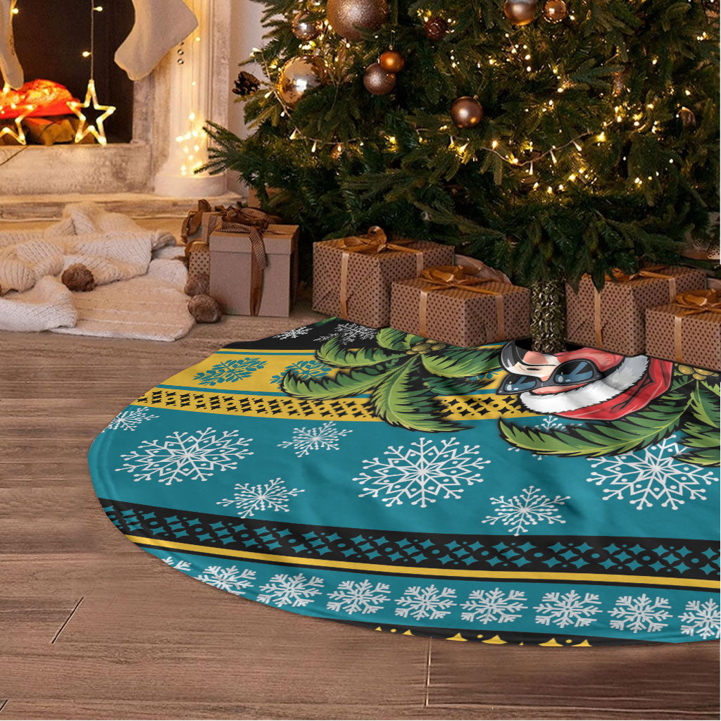 Afro-Bahamian Christmas Tree Skirt This Flamingo Needs A Beach Retreat