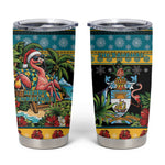 Afro-Bahamian Christmas Tumbler Cup This Flamingo Needs A Beach Retreat