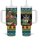 Afro-Bahamian Christmas Tumbler With Handle This Flamingo Needs A Beach Retreat