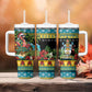 Afro-Bahamian Christmas Tumbler With Handle This Flamingo Needs A Beach Retreat