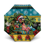 Afro-Bahamian Christmas Umbrella This Flamingo Needs A Beach Retreat