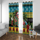 Afro-Bahamian Christmas Window Curtain This Flamingo Needs A Beach Retreat
