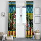 Afro-Bahamian Christmas Window Curtain This Flamingo Needs A Beach Retreat