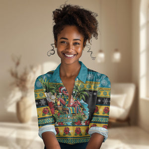 Afro-Bahamian Christmas Women Casual Shirt This Flamingo Needs A Beach Retreat