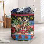 Afro-Antiguan and Barbudan Christmas Laundry Basket This Fallow Deer Needs A Beach Retreat