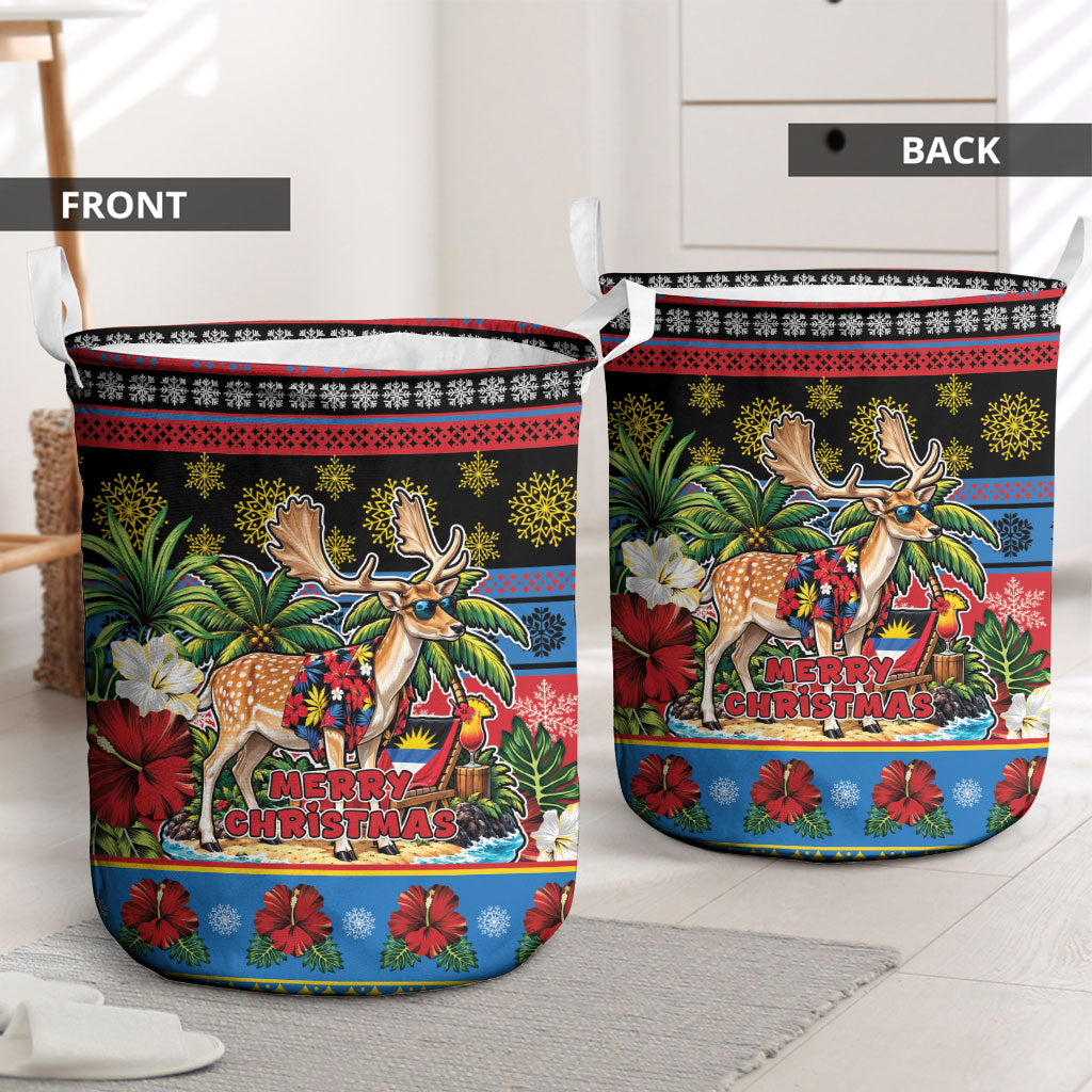 Afro-Antiguan and Barbudan Christmas Laundry Basket This Fallow Deer Needs A Beach Retreat