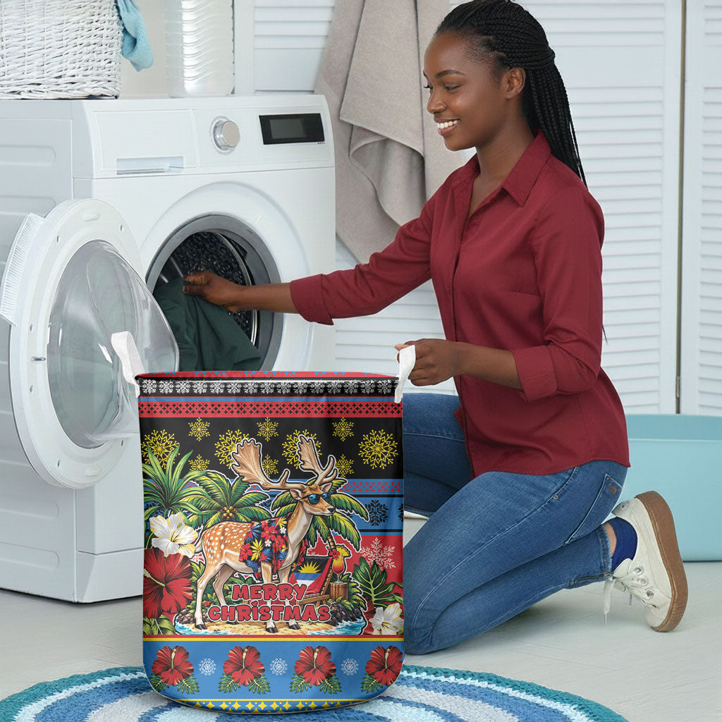 Afro-Antiguan and Barbudan Christmas Laundry Basket This Fallow Deer Needs A Beach Retreat