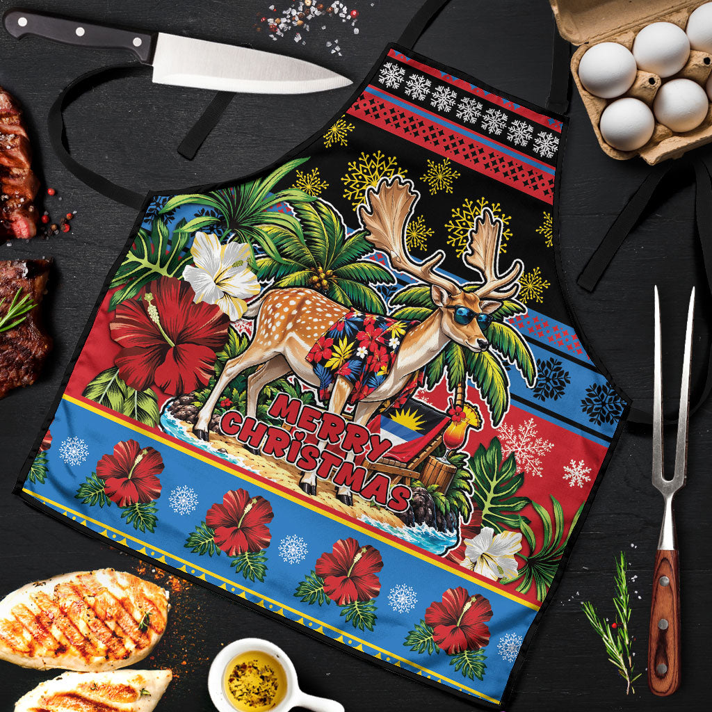 Afro-Antiguan and Barbudan Christmas Apron This Fallow Deer Needs A Beach Retreat
