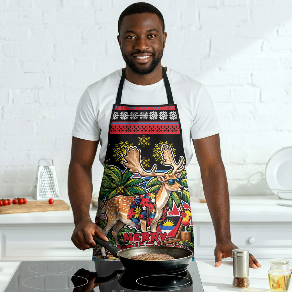 Afro-Antiguan and Barbudan Christmas Apron This Fallow Deer Needs A Beach Retreat