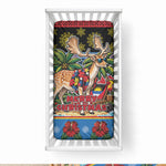 Afro-Antiguan and Barbudan Christmas Baby Bed Cover This Fallow Deer Needs A Beach Retreat