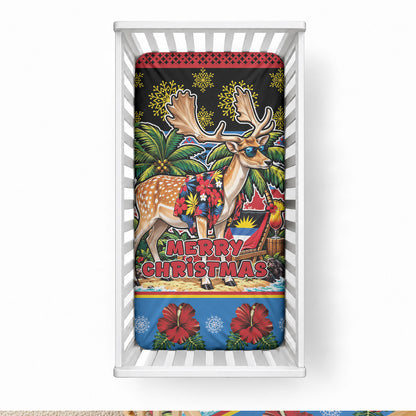 Afro-Antiguan and Barbudan Christmas Baby Bed Cover This Fallow Deer Needs A Beach Retreat