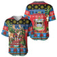 Afro-Antiguan and Barbudan Christmas Baseball Jersey This Fallow Deer Needs A Beach Retreat