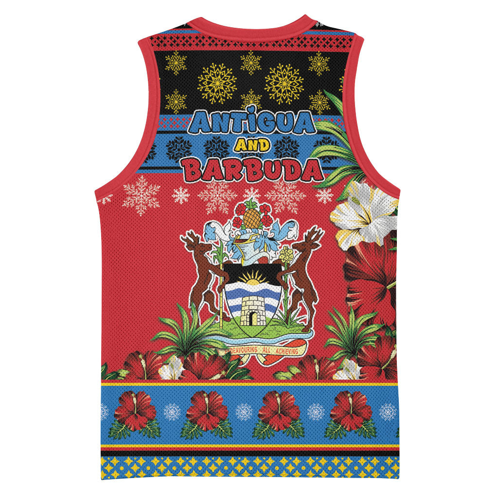 Afro-Antiguan and Barbudan Christmas Basketball Jersey This Fallow Deer Needs A Beach Retreat