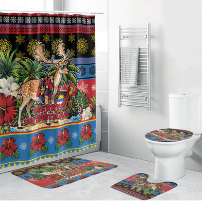 Afro-Antiguan and Barbudan Christmas Bathroom Set This Fallow Deer Needs A Beach Retreat