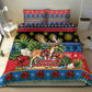 Afro-Antiguan and Barbudan Christmas Bedding Set This Fallow Deer Needs A Beach Retreat