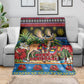 Afro-Antiguan and Barbudan Christmas Blanket This Fallow Deer Needs A Beach Retreat