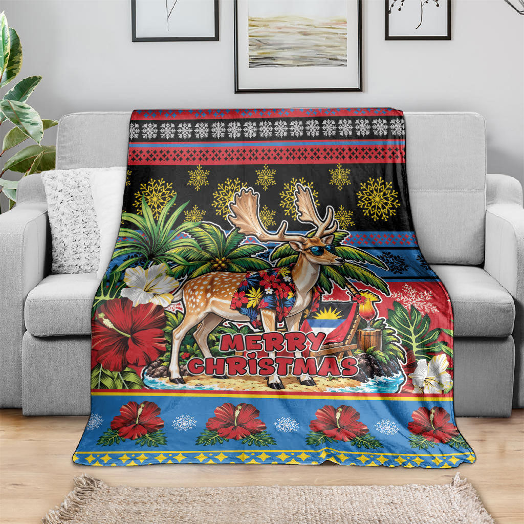 Afro-Antiguan and Barbudan Christmas Blanket This Fallow Deer Needs A Beach Retreat