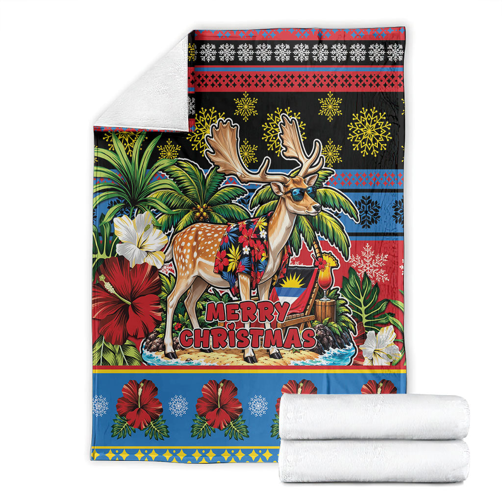 Afro-Antiguan and Barbudan Christmas Blanket This Fallow Deer Needs A Beach Retreat