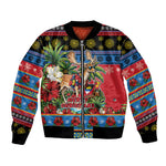 Afro-Antiguan and Barbudan Christmas Bomber Jacket This Fallow Deer Needs A Beach Retreat