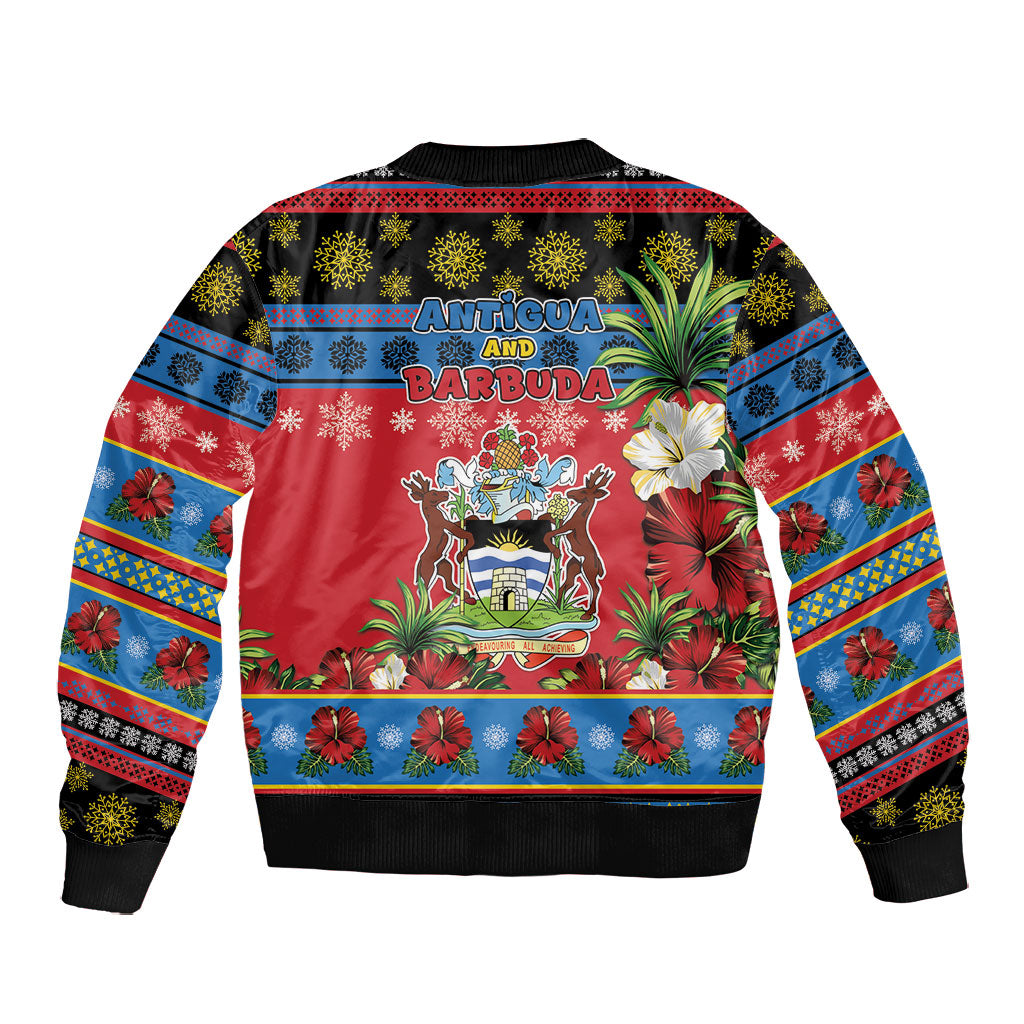 Afro-Antiguan and Barbudan Christmas Bomber Jacket This Fallow Deer Needs A Beach Retreat