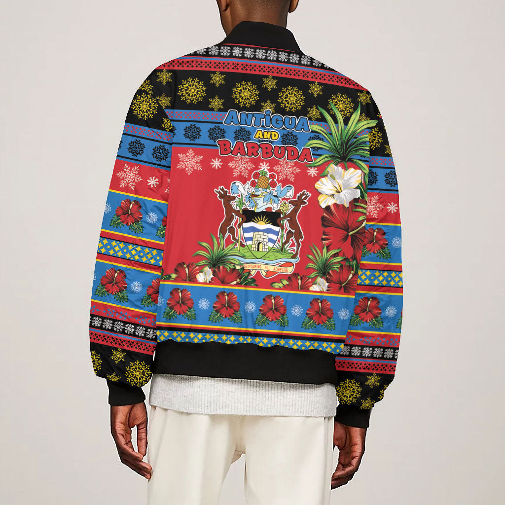 Afro-Antiguan and Barbudan Christmas Bomber Jacket This Fallow Deer Needs A Beach Retreat