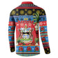 Afro-Antiguan and Barbudan Christmas Button Sweatshirt This Fallow Deer Needs A Beach Retreat