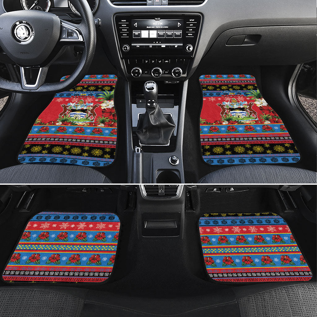 Afro-Antiguan and Barbudan Christmas Car Mats This Fallow Deer Needs A Beach Retreat