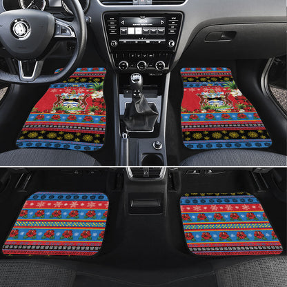 Afro-Antiguan and Barbudan Christmas Car Mats This Fallow Deer Needs A Beach Retreat