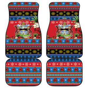 Afro-Antiguan and Barbudan Christmas Car Mats This Fallow Deer Needs A Beach Retreat