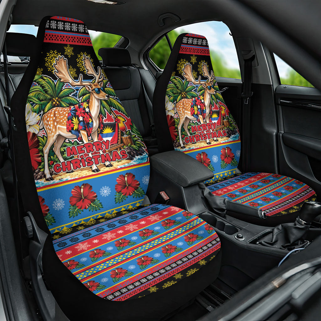 Afro-Antiguan and Barbudan Christmas Car Seat Cover This Fallow Deer Needs A Beach Retreat