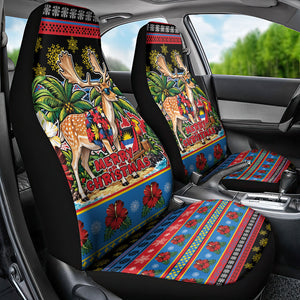 Afro-Antiguan and Barbudan Christmas Car Seat Cover This Fallow Deer Needs A Beach Retreat