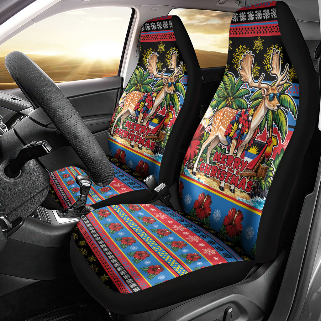 Afro-Antiguan and Barbudan Christmas Car Seat Cover This Fallow Deer Needs A Beach Retreat