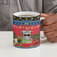 Afro-Antiguan and Barbudan Christmas Ceramic Mug This Fallow Deer Needs A Beach Retreat