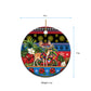Afro-Antiguan and Barbudan Christmas Ceramic Ornament This Fallow Deer Needs A Beach Retreat