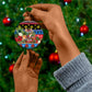 Afro-Antiguan and Barbudan Christmas Ceramic Ornament This Fallow Deer Needs A Beach Retreat