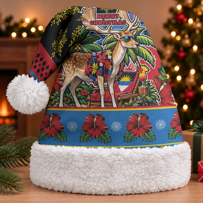 Afro-Antiguan and Barbudan Christmas Santa Hat This Fallow Deer Needs A Beach Retreat
