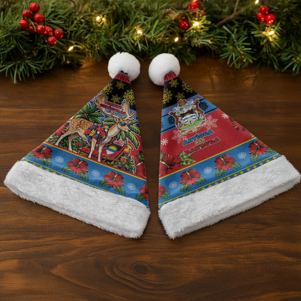 Afro-Antiguan and Barbudan Christmas Santa Hat This Fallow Deer Needs A Beach Retreat