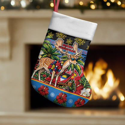 Afro-Antiguan and Barbudan Christmas Stocking This Fallow Deer Needs A Beach Retreat