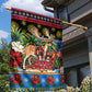 Afro-Antiguan and Barbudan Christmas Garden Flag This Fallow Deer Needs A Beach Retreat