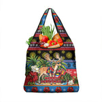 Afro-Antiguan and Barbudan Christmas Grocery Bag This Fallow Deer Needs A Beach Retreat