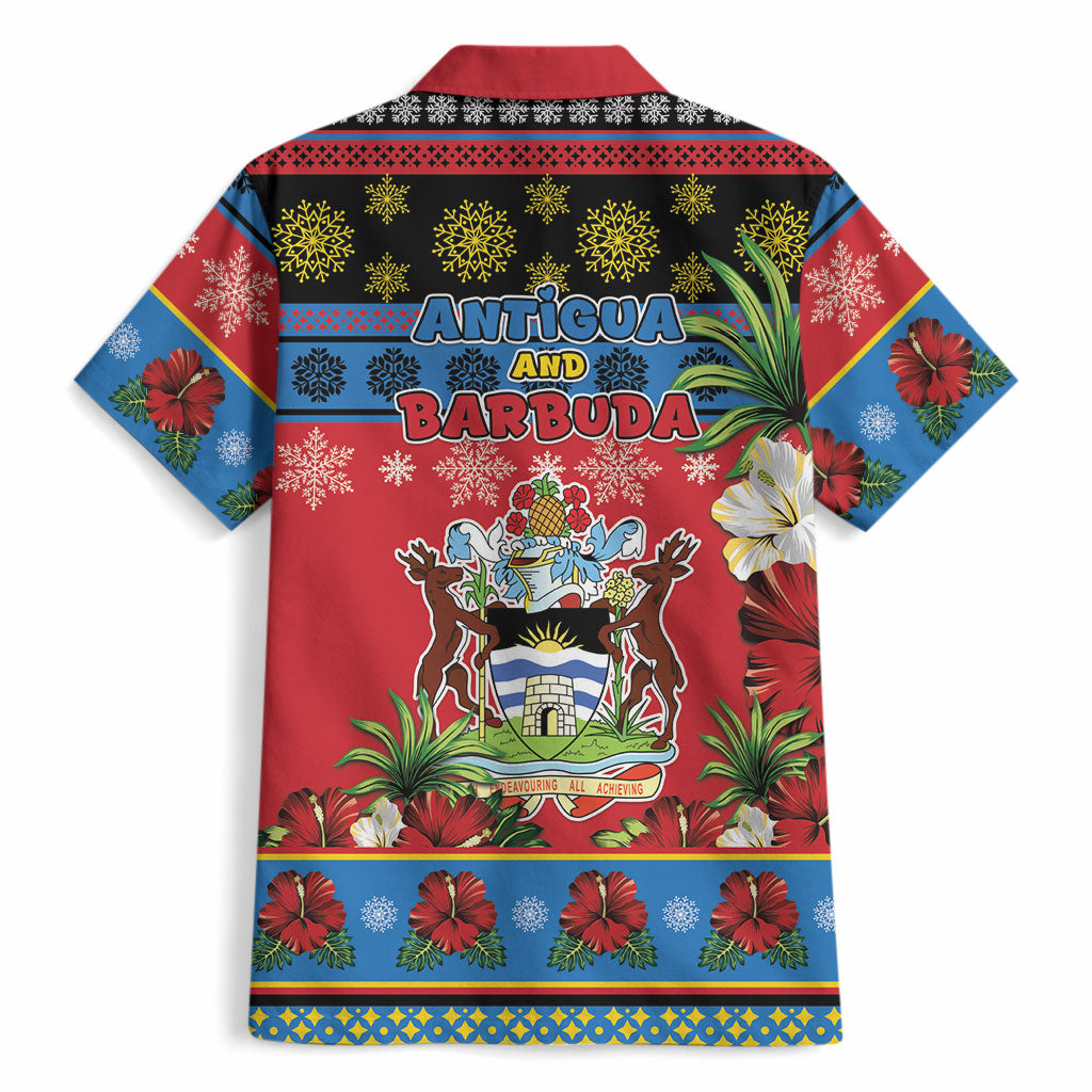 Afro-Antiguan and Barbudan Christmas Hawaiian Shirt This Fallow Deer Needs A Beach Retreat