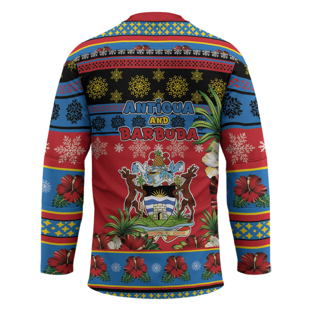 Afro-Antiguan and Barbudan Christmas Hockey Jersey This Fallow Deer Needs A Beach Retreat