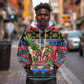 Afro-Antiguan and Barbudan Christmas Hoodie This Fallow Deer Needs A Beach Retreat